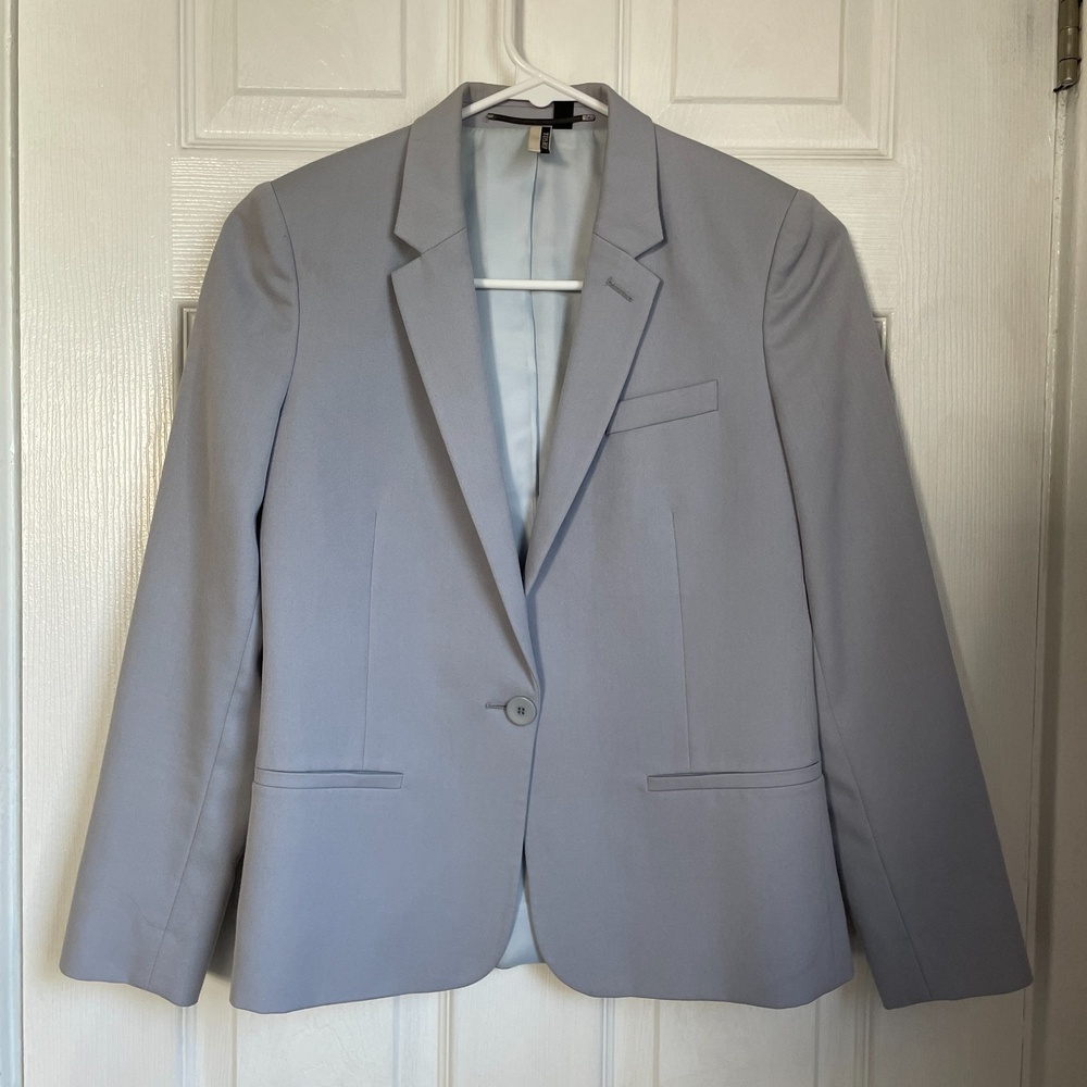 Topshop powder blue blazer